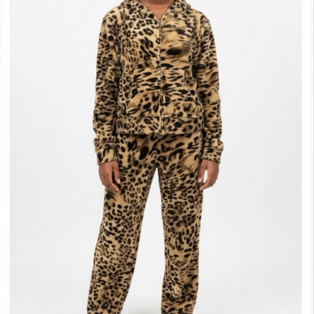 Juicy Couture Leopard Print Track Suit